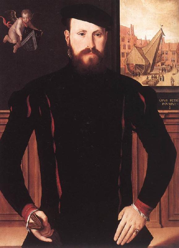 POURBUS, Frans the Younger Portrait of Jan van Eyewerve urf France oil painting art